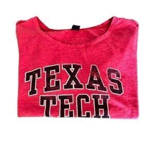EUC - Woman’s Red Short Sleeve Texas Tech University To/Shirt - Size Medium